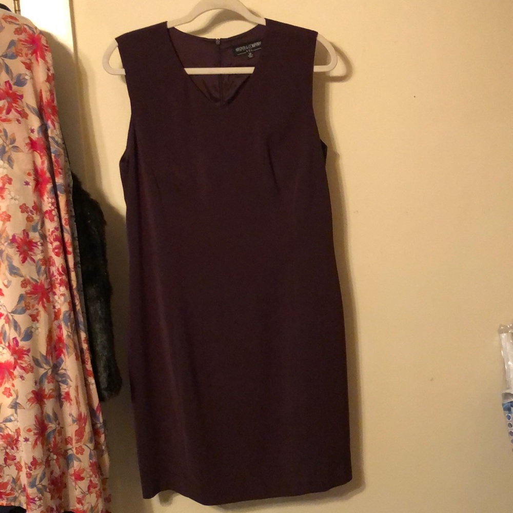 Purple Sheath Dress